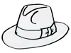 Six Hats - White